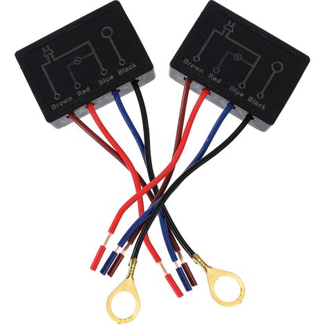 Lot de 2 interrupteurs tactiles pour lampe de table - Variateur d'intensité tactile pour lumières LED - 4 voies (1/5)