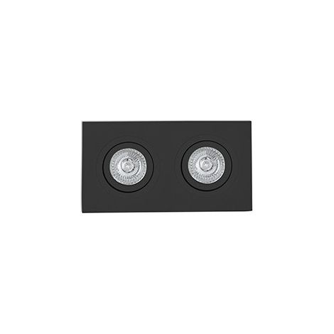 RADÓN Empotrable de techo negro 43407 (1/4)