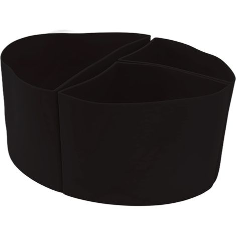 Divisorio in silicone per pentole, riutilizzabile, in silicone alimentare, eccellente idea regalo 3 in 1, rivestimento per pentola a cottura lenta per ristoranti. (Nero). (1/5)