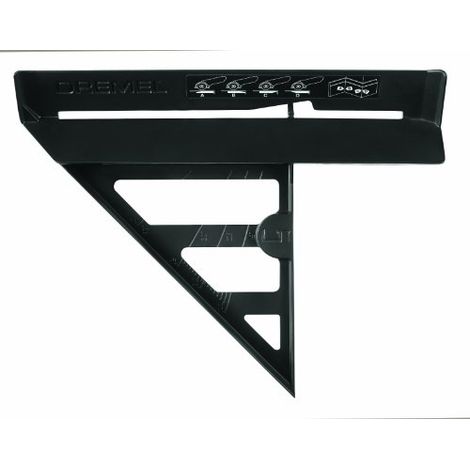 Dremel DSM840 Guida di taglio, accessorio per sega circolare per tagli obliqui, smussati e diritti (1/3)