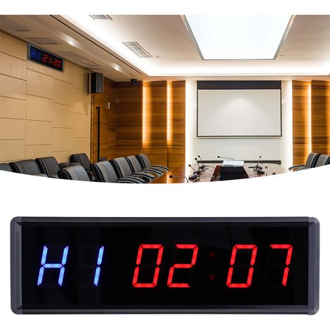 Minuteur d'exercice multifonctionnel à LED de 1,5 pouce pour entraînement segmenté en salle de sport (1/5)