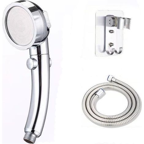 Pommeau De Douche - Haute Pression - 3 Modes De Jet - Sans Perçage - Pour Animaux Et Humains - 1 Pièce (1/5)