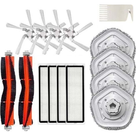 Pour Bot W10 Pro Filtre HEPA Brosse Principale Vadrouille Tissu LatéRale PièCes Sous Vide (1/4)