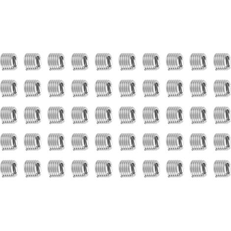 50 Gewindeeinsätze (US-Einheiten) zur Reparatur von Gewindebohrungen, 1/4" Durchmesser - 201,5 D (1/5)