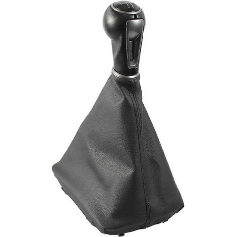 Pommeau de levier de vitesses pour Seat Leon III MK3 2012-2017 avec soufflet de levier et cache-poussière, boîte 5 vitesses. (1/5)