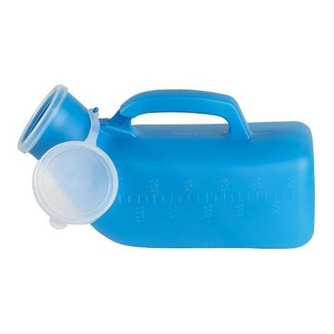 1 Pcs 1200 Ml Male Portable Urinal Mill with Leak-Proof Cap (1/5)