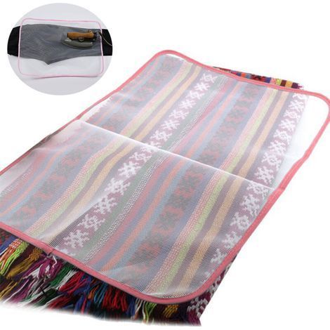Ironing net - avoid stressful and shiny areas, pink, 40x 60 cm (1/4)