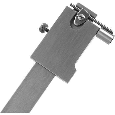 Jauge de traçage parallèle en inox, pied à coulisse à vernier, instrument de mesure 0-200 mm (1/5)