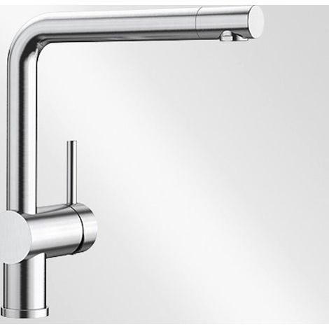 Blanco Linus S - Küchenarmatur mit ausziehbarem Auslauf, Edelstahl 526242