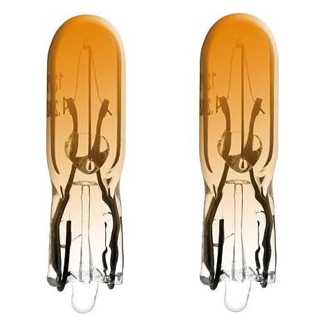 2x Ampoule T5 1.2W 24V ORANGE camion fourgon voiture tracteur véhicule agricole