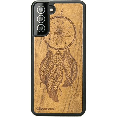 Custodia in legno per Samsung Galaxy S21 Plus DREAMCATCHER IMBUIA (1/3)