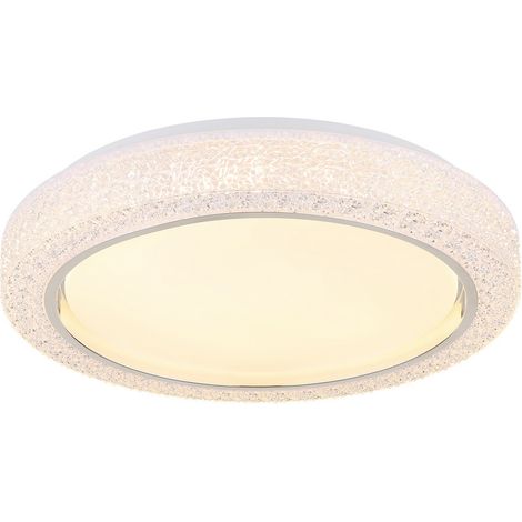 Globo Liami Plafonnier décoratif encastré LED blanc 3000K