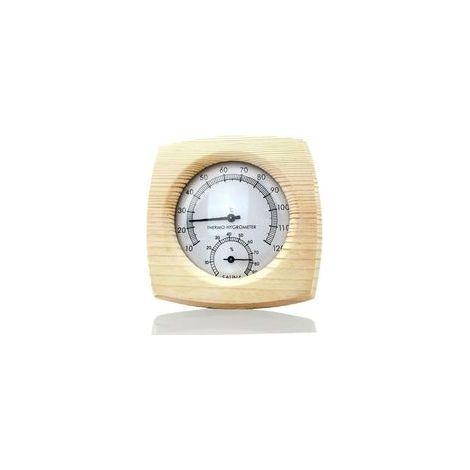 Accessoire de sauna Sauna intérieur extérieur Fournitures de sauna Pointeur à induction Hygromètre domestique Hygromètre Hygromètre Thermomètre de sauna