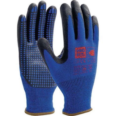 Guanto nitrile con nitle nitle n-teho dimensione 8 blu in 388. in 407. in 511 gatto (di 12)