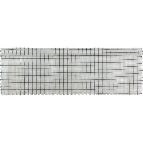 Rideau Demi-Fenêtre En Coton Et Lin Pour Armoire De Cuisine Style Scandinave Lot De 1 (1/5)