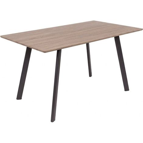 Tavolo Kos Moderno Rettangolare per Soggiorno e Cucina Design 140x80x75cm (1/5)