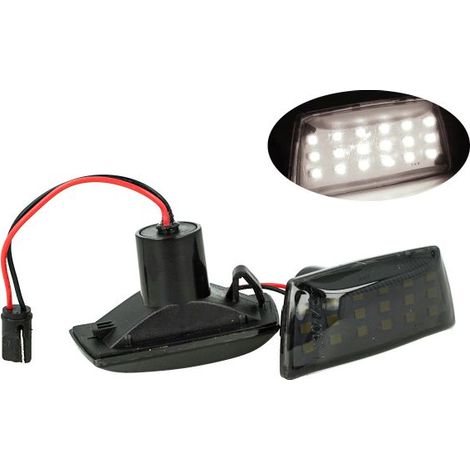 Kit Freccia Laterale a Led Side Marker Lente Nero Fume Luce Bianco Per Opel Vauxhall Adam Astra H J D Insignia Meriva B Zafira Chevrolet Cruze J300 (1/3)