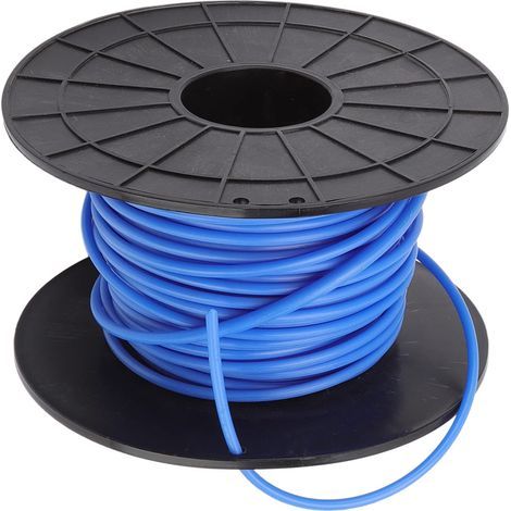 Ligne ronde remplacement bleue 4mm 30m – pour Black & Decker – tondeuse (1/5)
