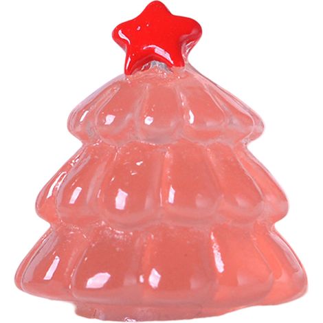 Figurine de bonhomme de neige de Noël avec lumière éclatante Sculpture en résine à collectionner pour décoration de bureau - Adorable veilleuse (Sapins de Noël) (1/5)