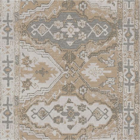 Ethnic style wallpaper wall Profhome 378683 non-woven wallpaper slightly textured ethnic style matt white beige grey brown 5.33 m2 (57 ft2) (1/5)
