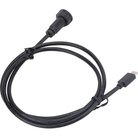 Connecteur USB étanche mâle à visser pour panneau industriel E10TPC-TA-M/TPC-A-M (2 m) (1/5)