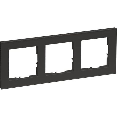 Plaque de finition Legrand seano thermoplastique anthracite