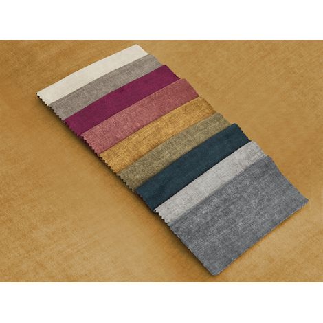 BOBOCHIC - Méridienne avec têtière pour canapé modulable JANA tissu velours   Jaune