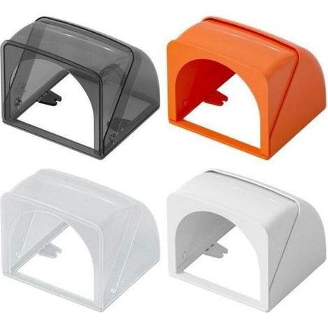 Boîtier étanche prise - Protection pluie et poussière Fixation par vis - Salle de bain et extérieur (1/5)