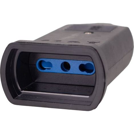 Presa Bipasso in Gomma 250V 10/16A 2P+T Impermeabile IP44 Nero