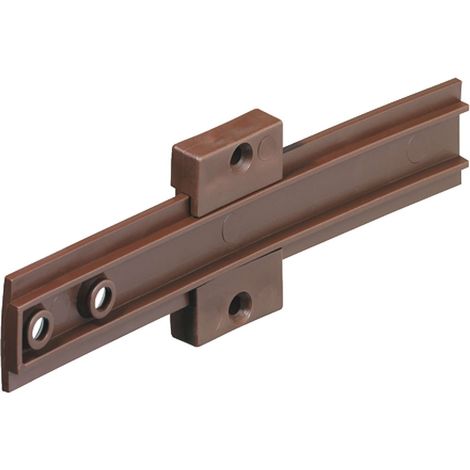 Cyclingcolors – Charnière pour meuble à encastrer – Plastique marron – Longueur 150 mm – Largeur 25 mm – Vis de fixation incluses (1/3)