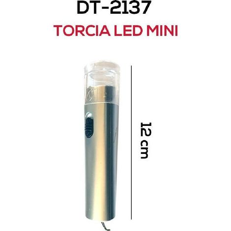 Trade Shop - 3er Set Mini SMD LED Taschenlampe 12cm Tasche tragbar für Camping DT-2137 - (1/3)