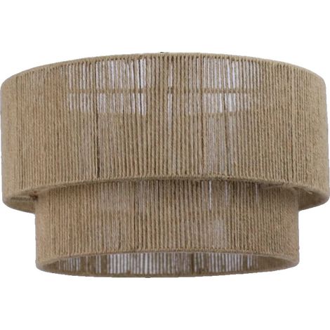 Suspension, Corde de Chanvre Tissée à la Main, Design Moderne, 45CM, AUCUNE AMPoule (1/2)