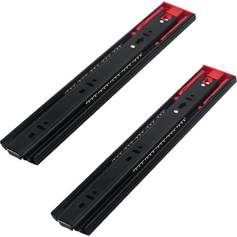 1 paire de glissières à billes ouverture par pression, latérales pour (1/5)
