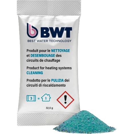 BWT – Désembouant SoluTECH poudre – Dégazeur et désemboueur – Compatible métaux – Filetage plomberie – Action puissante