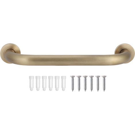 Barre d'appui de douche en acier inoxydable de 30,5 cm, barre d'appui de baignoire antidérapante, adaptée aux personnes âgées et aux personnes handicapées, salle de bain (1/5)