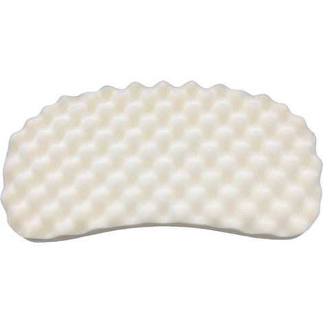 Wellenförmiges Silikonkissen 45 x 28 x 3 cm für Teenager und Kinder, waschbar, sonnenbeständig, milbenabweisend, hochelastisch, ultraweich und atmungsaktiv (hautfarben, 1 Stück) (1/5)