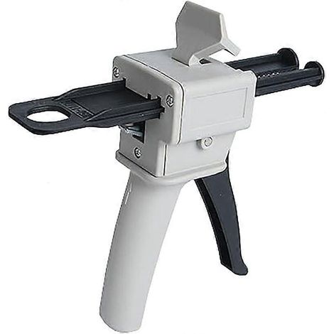 Pistolet distributeur d'époxy 50 ml, applicateur de colle époxy AB avec poignée pour mélange de colle, ratios 11 et 21 (pistolet) (1/4)