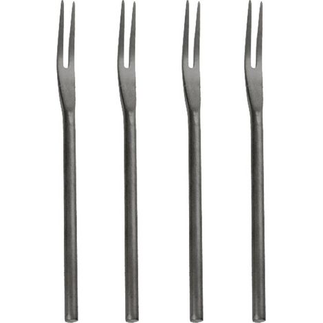 Fourchette À Salade - Fourchette À Dégustation En Acier Inoxydable - Pour Apéritif Dessert Fruits - Lot De 4 Pièces (1/5)