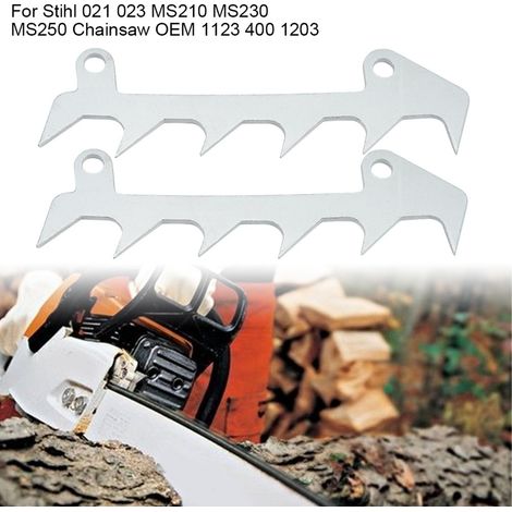 2-teiliges Anschlagset für Stihl MS170, MS180, MS210, MS250 Modelle (neu 017, 018, 021) – Heimwerkerzubehör (1/5)