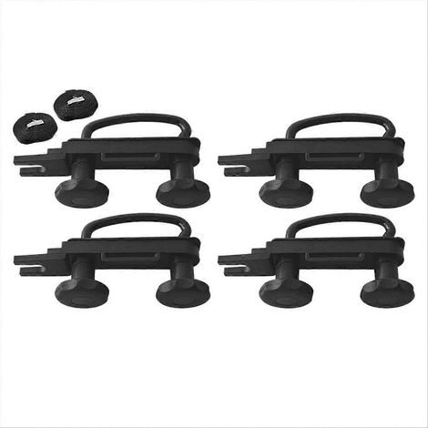 4 PCS Kit Accessoires de Coffre de Toit pour Voiture et Van, Fixations de Montage Universelles (1/5)