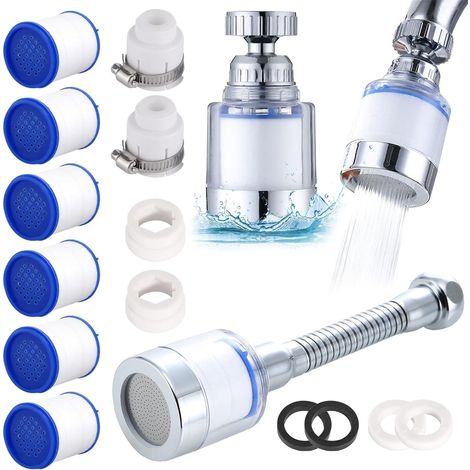 Mousseur Robinet Filtre Eau Embout Cuisine a Convient pour la Filtration de l'Eau du Robine 2 pièces (1/5)