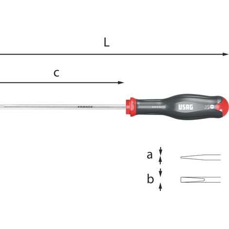 USAG GIRAVITI PER VITI CON INTAGLIO D. 1,2x6.5x150 U03240410