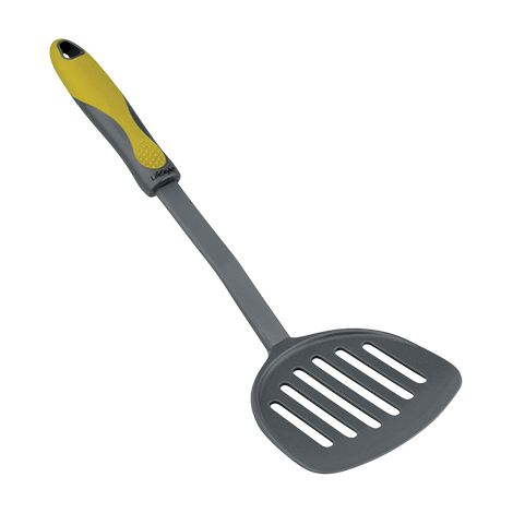 Paleta para servir de la serie "Aiala" libre de BPA fabricada en nylon color negro con mango de silicona (1/2)