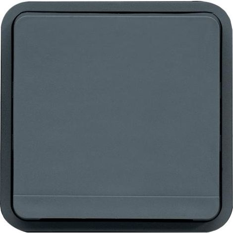 PRISE DE COURANT 2P+T 16A SCHUKO HAGER CUBYKO COMPOSABLE GRISE WNA160 (1/2)