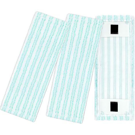 3-teiliger Ersatzbezug für Bodenwischer, Bezug für Leifheit Clean Twist M Ergo Micro Mop, kompatibel mit Mikrofaser-Wischpads (1/5)