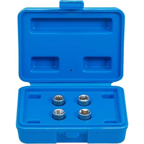 Douille Spéciale Étrier de Frein 12 mm - Lot de 4 pcs - Transmission Hexagone Mâle - Précision et Fiabilité - D-Work (1/5)