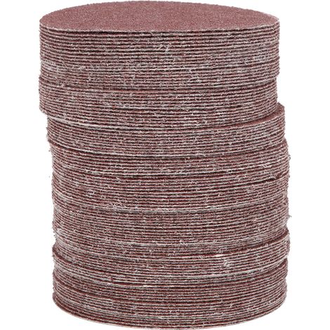 Ortviai Disque abrasif autocollant 100 mm (4 pouces), grain P40, lot de 100 pièces, à usage professionnel (1/5)