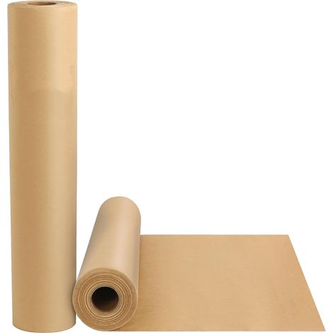 Papier Kraft - Rouleau 38 Pieds x 15 Pouces - Pour Emballage Déménagement Cadeaux Artisanat - Papier Recyclé Épais (1/4)