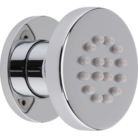 Hudson Reed Round Body Jet 50mm Wide Single - Chrome (1/3)