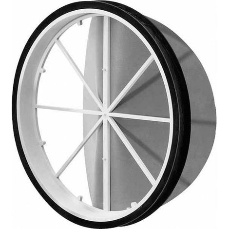 Helios Grille d'aération RVE 125 hermétique pour encastrement 125 mm (1/2)